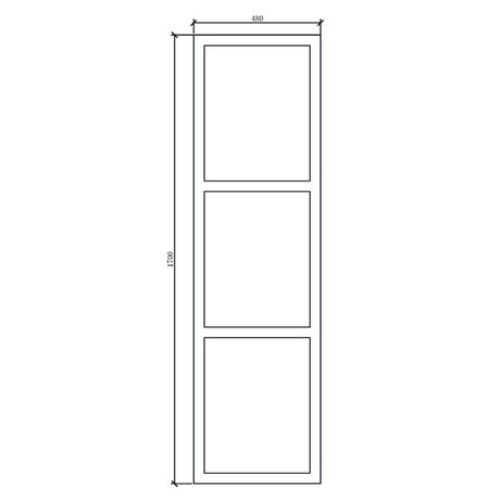 Astini Tenby Grey 1700mm Bath Panel