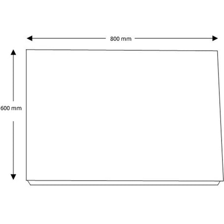 Astini Niamh Touch Mirror with LED & Demist 800x600mm