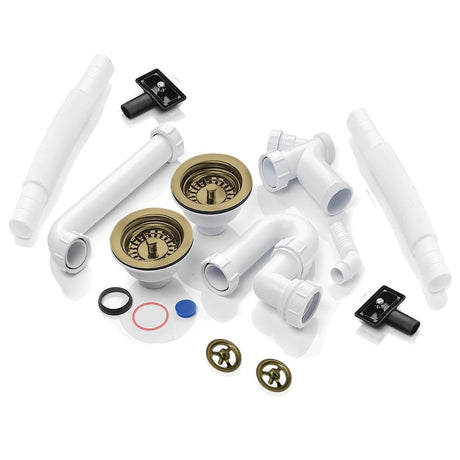 Astini RAK Rangemaster 2.0 Bowl Waste with 2x Overflow and Plumbing Kit