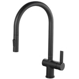 Astini Mayhill Single Lever Pull Out Kitchen Sink Mixer Tap with Brushed Brass Finish