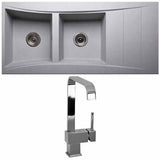 Astini Xeron 2.0 Bowl SMC Synthetic Reversible Kitchen Sink with Waste & Tap