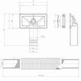 2x 90mm Waste and Overflow Kit for Astini, RAK, Rangemaster Ceramic Sinks