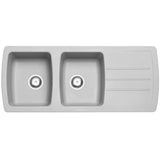Astini Harrison 2.0 Bowl Grey Composite Synthetic Kitchen Sink & Waste