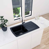 Astini Harrison 1.0 Bowl Composite Synthetic Kitchen Sink & Waste