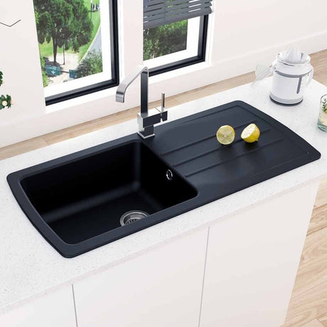 Astini Harrison 1.0 XL Bowl Composite Synthetic Kitchen Sink & Waste