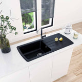 Astini Harrison 1.0 XL Bowl Composite Synthetic Kitchen Sink & Waste