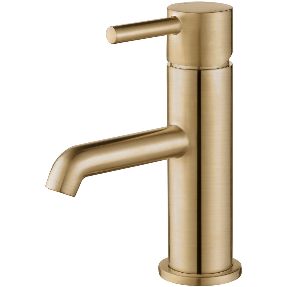 Astini Chepstow Brushed Brass Mono Mixer Tap & Slotted Waste TIS5115