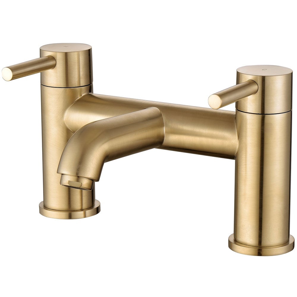 Astini Chepstow Brushed Brass Bathroom Bath Mixer Filler Tap TIS5117