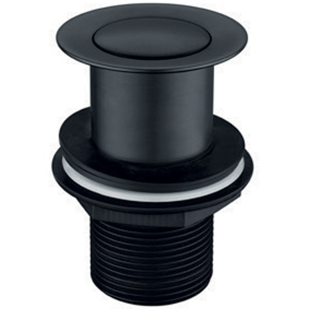 Astini Orca Black Click Clack Basin Waste UnSlotted TIS5087