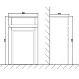 Astini Tenby Sapphire Traditiona Floor Standing 500mm Toilet Unit