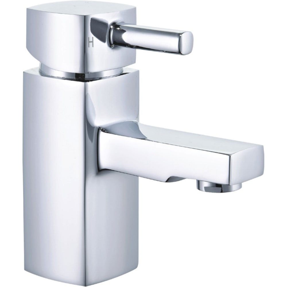 Astini Newport Chrome Square Bathroom Basin Mixer Tap TIS5021
