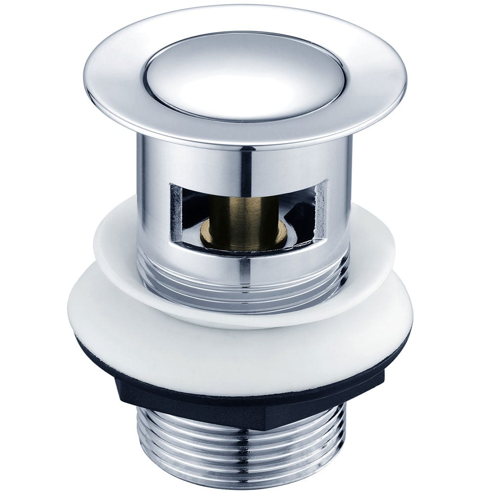 Astini Chrome Click Clack Basin Waste Slotted TIS5060