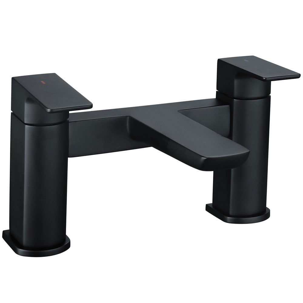 Astini Swansea Orca Black Bathroom Bath Mixer Tap TIS5074