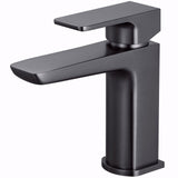Astini Swansea Gunmetal Black Bathroom Basin Mixer Tap & Slotted Waste TIS5084