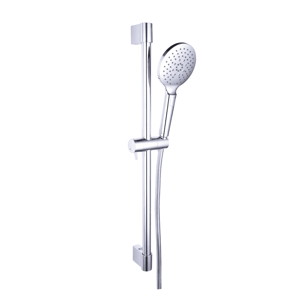 Lockable Hand Riser Spray Set Astini Chrome Round 3 Spray Shower Riser Kit – Worktop City