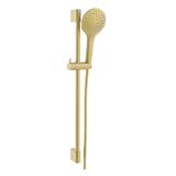 Astini Brushed Brass Round 3 Spray Shower Riser Kit