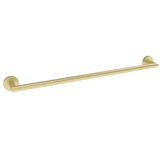 Astini Melbourne Brushed Brass Round Single Towel Rail