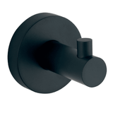 Astini Melbourne Matte Black Round Robe Hook