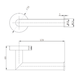 Astini Melbourne Chrome Toilet Roll Holder