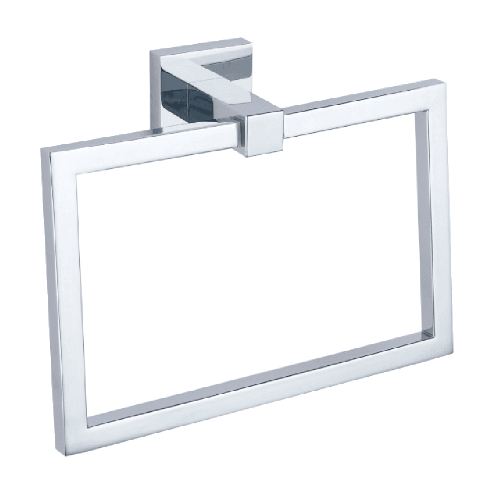 Astini Sydney Chrome Square Towel Ring