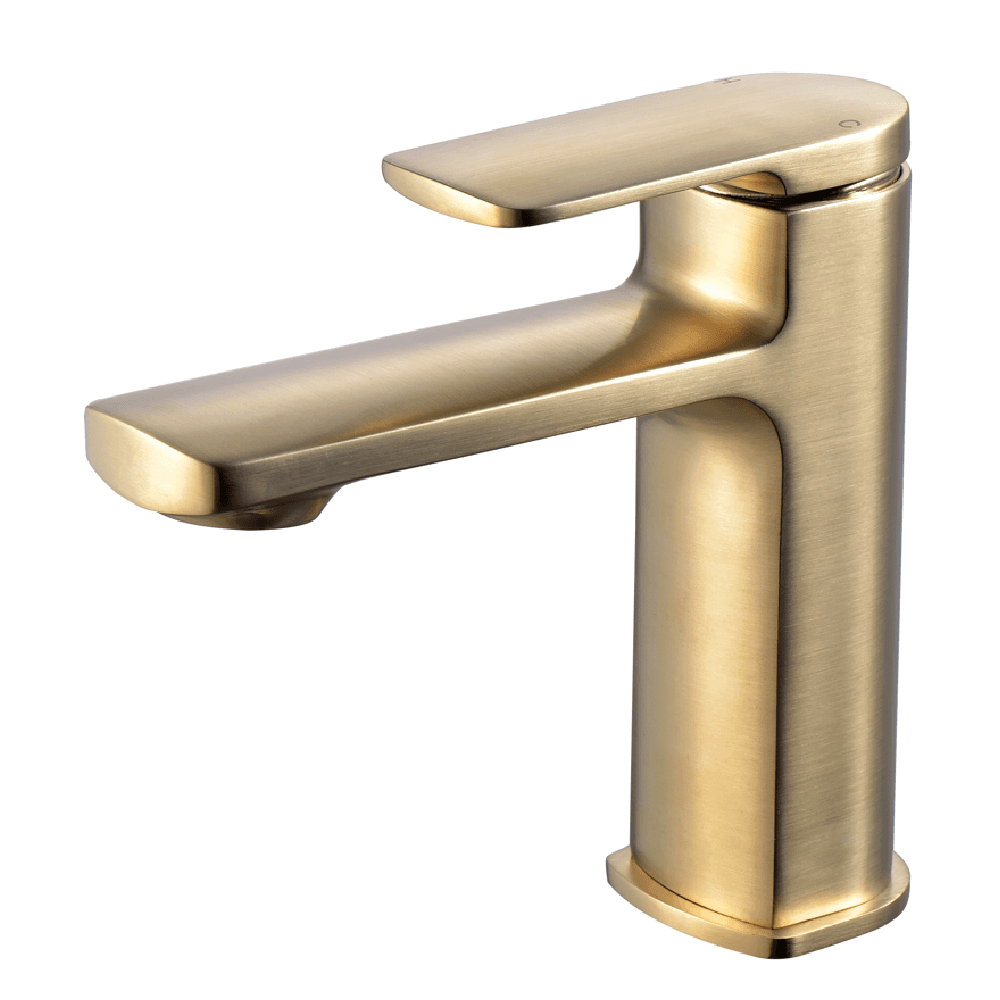 Astini Wrexham Brushed Brass Basin Mixer Tap & Waste