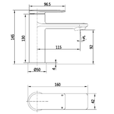 Astini Risca Chrome Mono Mixer Tap & Waste