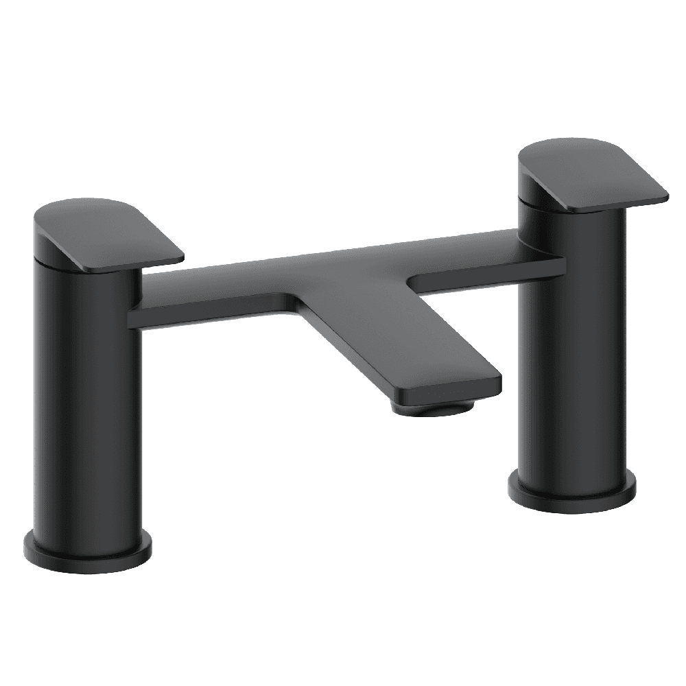 Astini Risca Orca Black 2TH Bath Filler Tap