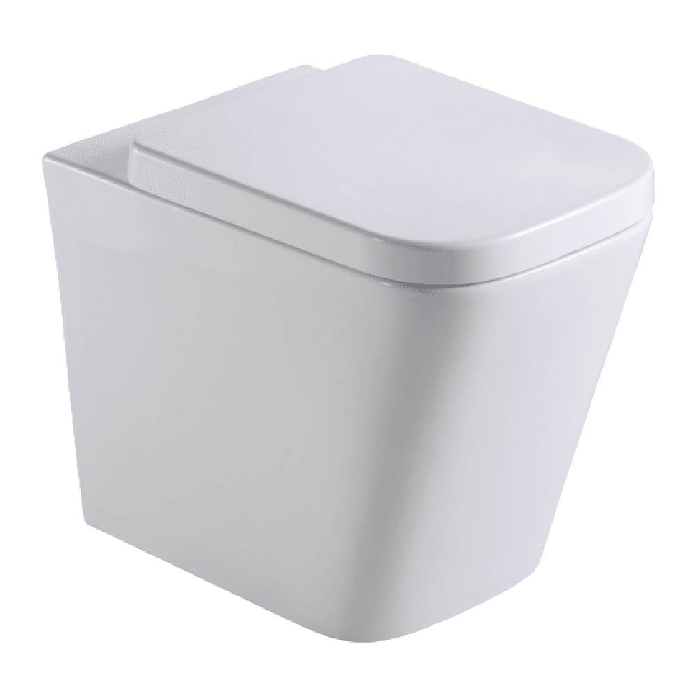 Astini Milan Rimlesss Back to Wall Toilet Pan & Seat