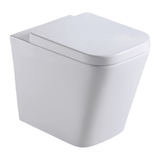 Astini Milan Rimlesss Back to Wall Toilet Pan & Seat