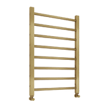 Astini Sanson Brushed Brass 800x500 Ladder Towel Rail