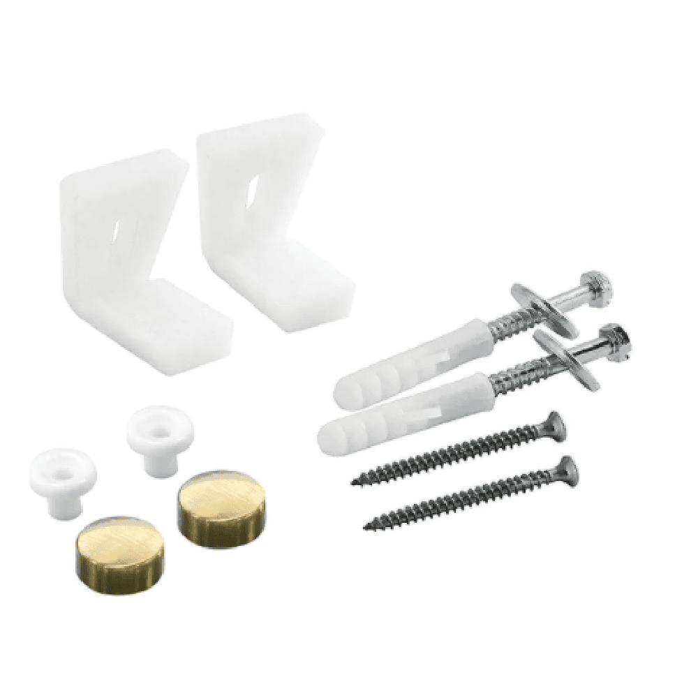 Astini Brushed Brass Pan Fixing Kit