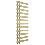 Astini Milton Brushed Brass 1564x500 Designer Offset Towel Radiator