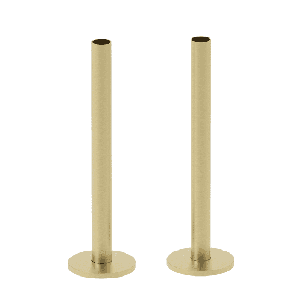 Astini Brushed Brass 15mm Water Carrying Pipe Kits