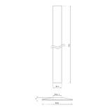 Astini Antique Radiator Pipe Sleeve 300mm