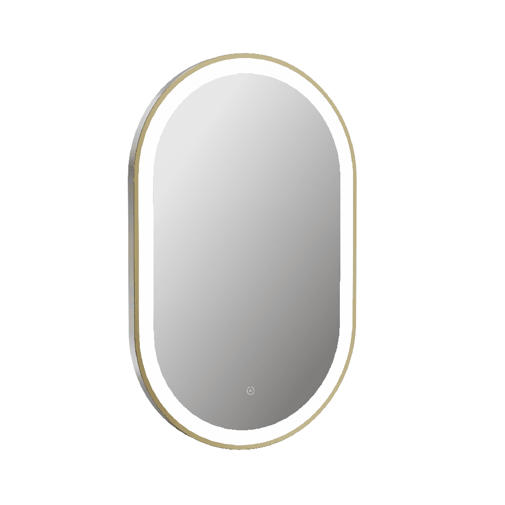 Astini Martha Brushed Brass 800 LED Touch Mirror