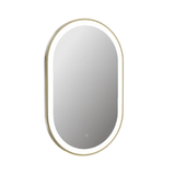 Astini Martha Brushed Brass 800 LED Touch Mirror