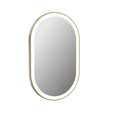 Astini Martha Brushed Brass 800 LED Touch Mirror