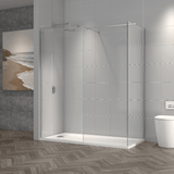 Astini T18 Chrome 700x1950x8mm Wetroom Panel