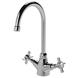 Astini Victoria Kitchen Sink Mono Mixer Tap with Chrome, Brushed Nickel, and Brushed Brass Finishes