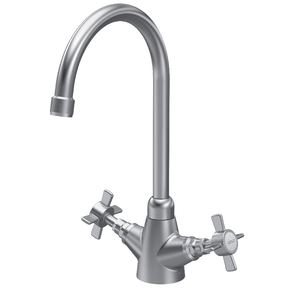 Astini Victoria Kitchen Sink Mono Mixer Tap with Chrome, Brushed Nickel, and Brushed Brass Finishes