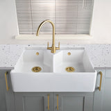 Astini Sopra Twin Lever Kitchen Mixer Tap with Sleek Modern Design