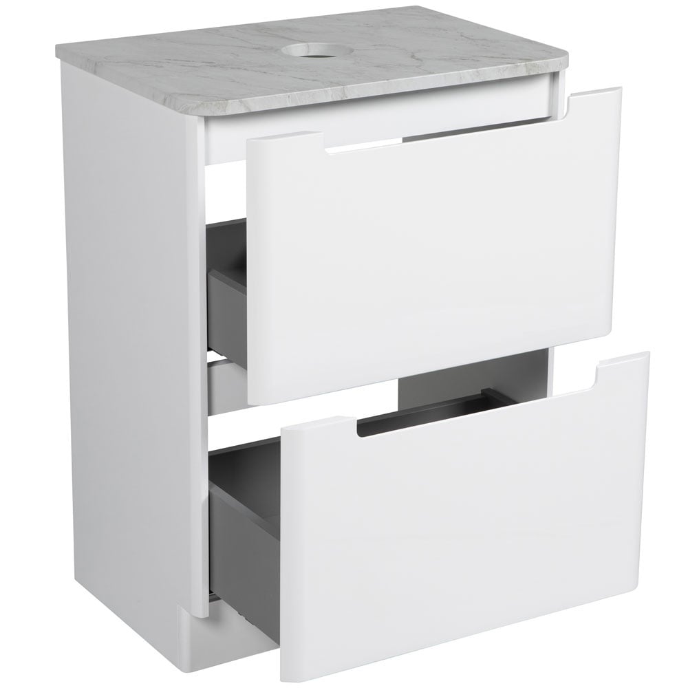 Astini Monza 600mm Grey Marble Conter Top