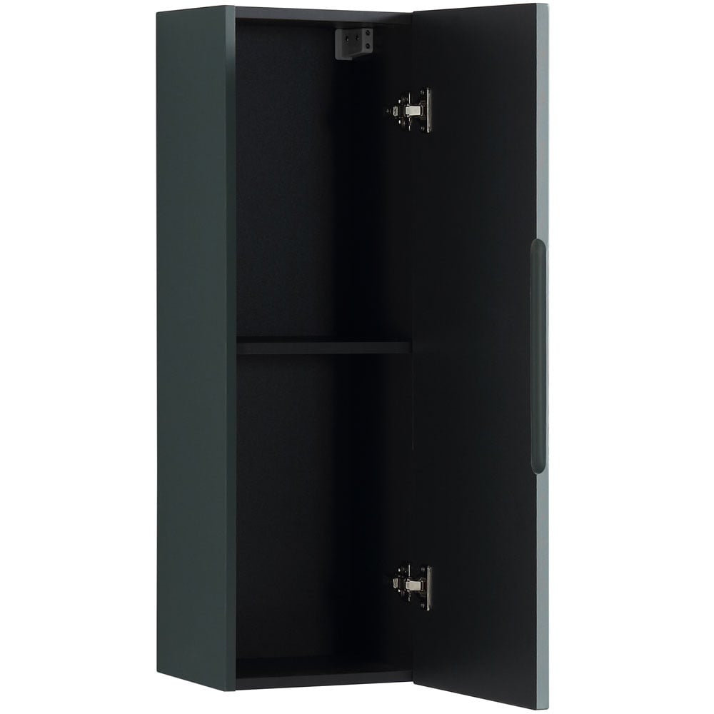 Astini Piatta 900mm Smoked Sage Wall Mounted Tall Cabinet