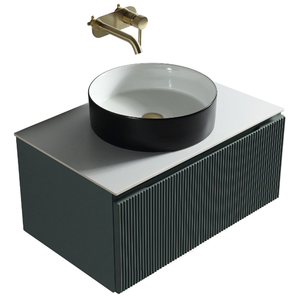 Astini Flauto 600mm Wall Hung Vanity Unit With Counter Top