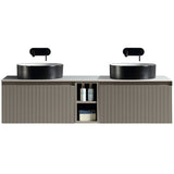 Astini Flauto 1400mm Wall Hung Double Vanity W/ Storage Box & Counter Top