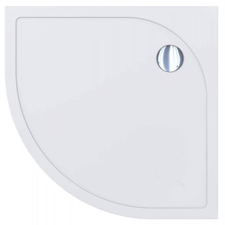 Astini White Quadrant Low Profile Shower Tray 800x800mm