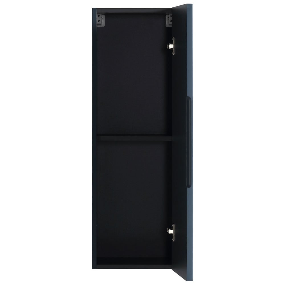 Astini Piatta 900mm Midnight Shadow Wall Mounted Tall Cabinet