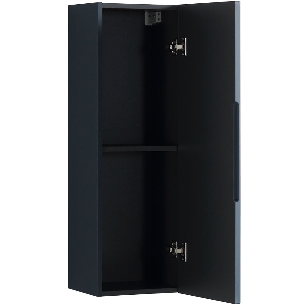 Astini Piatta 900mm Midnight Shadow Wall Mounted Tall Cabinet