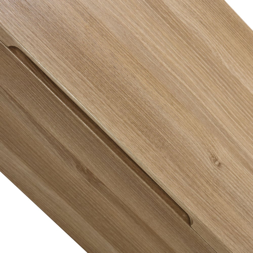 Astini Piatta 900mm Country Oak Wall Mounted Tall Cabinet