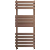 Astini Queenstown Bronze 1200x450mm Designer Radiator Towel Rail